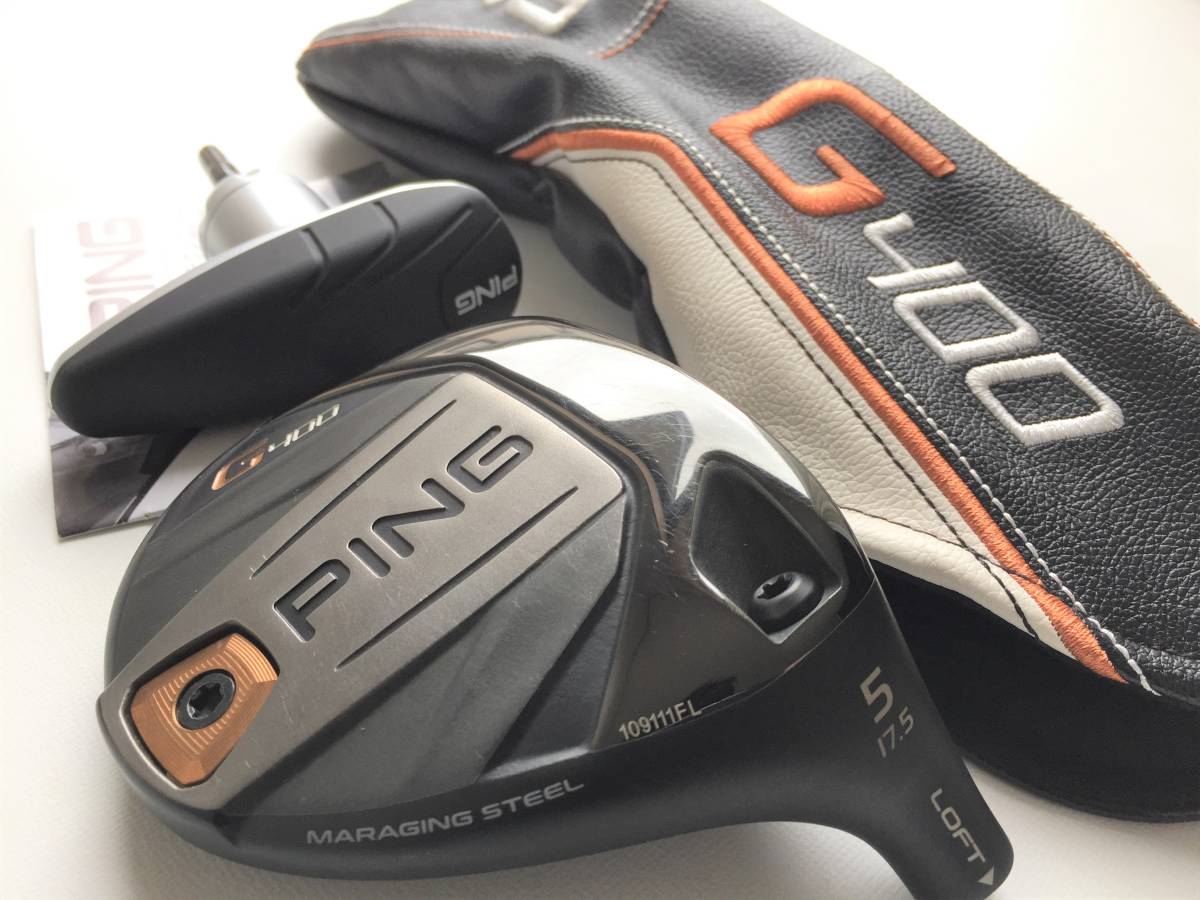 ピン PING G400 5W 17.5° フェアウェイウッド ヘッド 単体 HC/レンチ付 