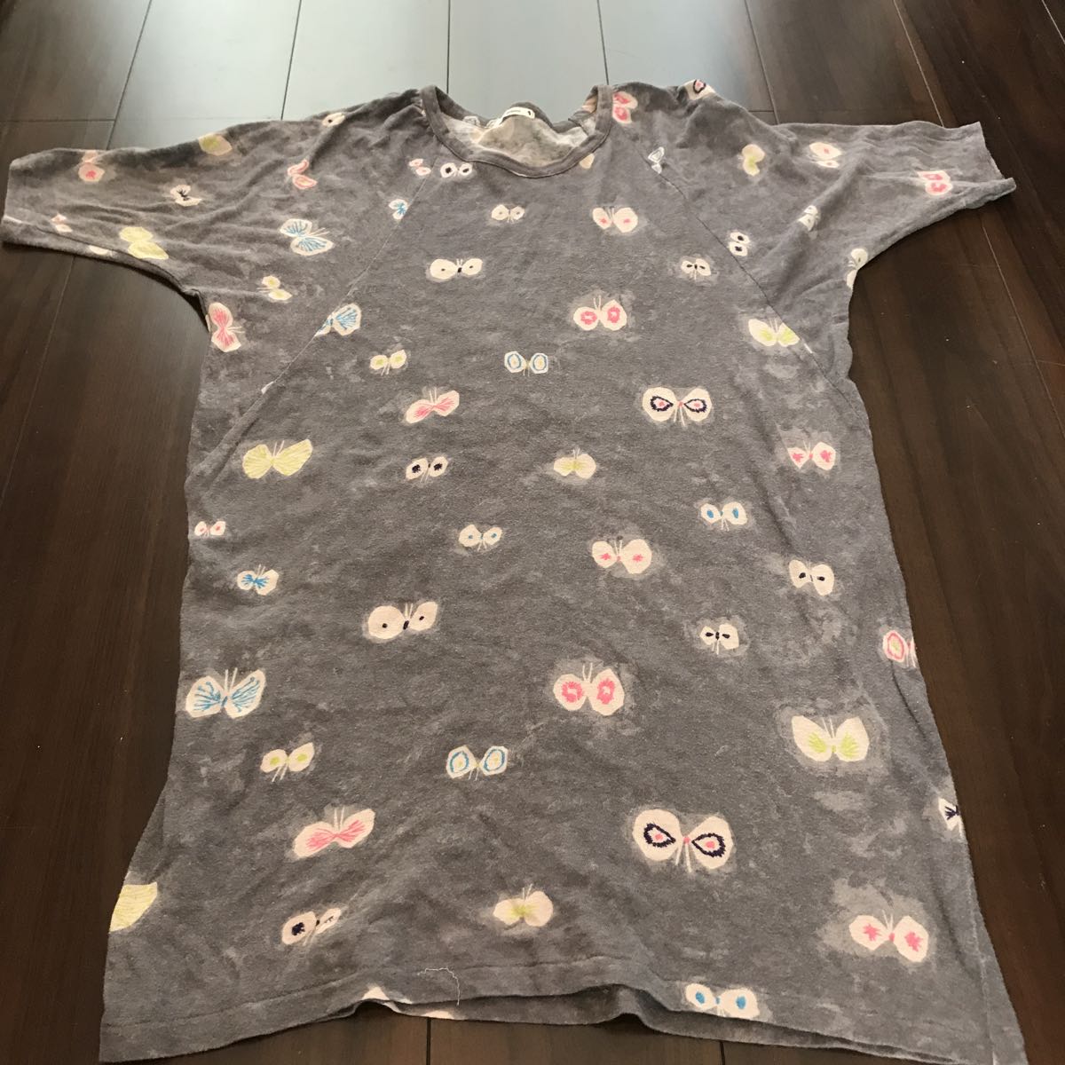 ミナペルホネン hana hane 36 グレー 即完売品 ワンピース チュニック