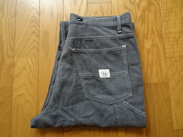 初期 RRL ブラックシャンブレー ペインターパンツ ワークパンツ 黒 