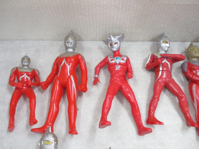 訳あり/ジャンク バンプレスト他 ソフビ ウルトラセブン，ウルトラマンレオ 等 セット