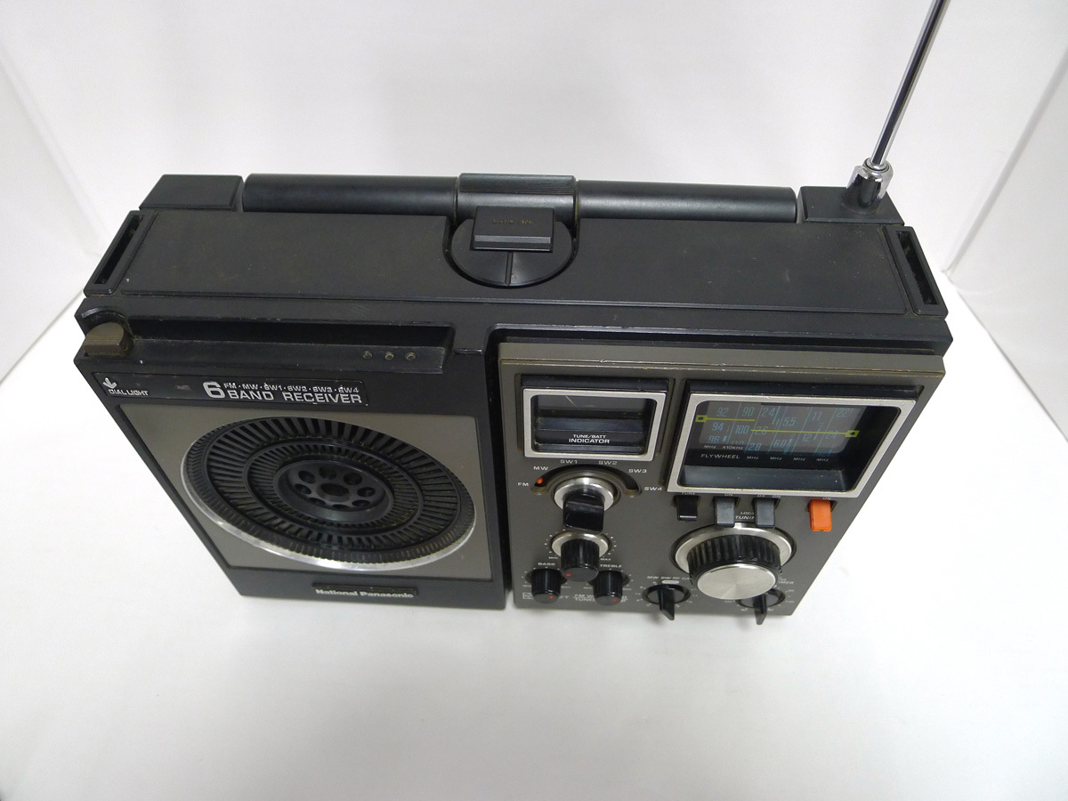 ◇NATIONAL RF-888『初代クーガー』BCL◇受信好調/動作良好/タイマー