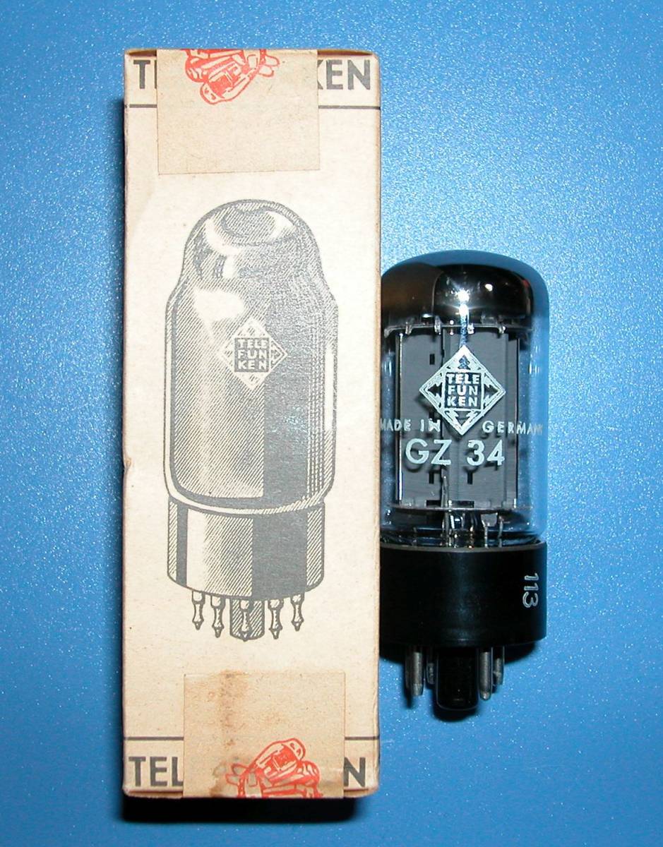 TELEFUNKEN ECC82/12AU7（スムースプレート、ダイヤマーク付） 真空管 TELEFUNKEN ECC82・12AU7 ◇ダイヤマーク付 2本 スムース