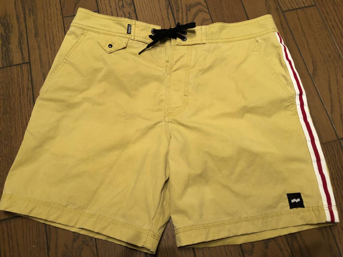  BANKS バンクス ボードショーツ スイムショーツ 裏地メッシュ(Mサイズ)｜売買されたオークション情報、yahooの商品情報をアーカイブ公開 - オークファン Mサイズ