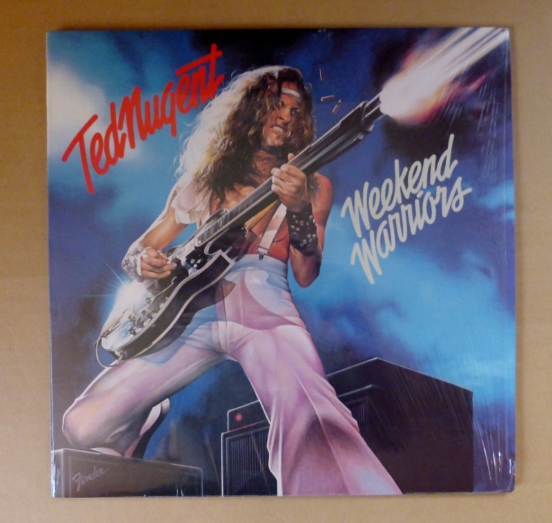 TED NUGENT「WEEKEND WARRIORS」米ORIG[初回FE規格オレンジEPIC]シュリンク美品