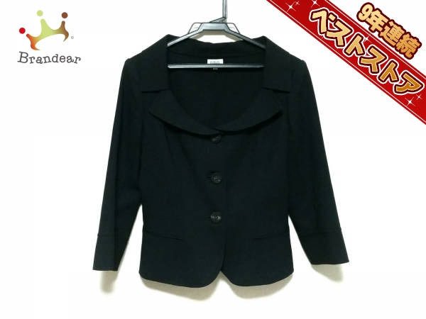フォクシー FOXEY ジャケット サイズ40 M 黒 レディース FOXEY サイズ