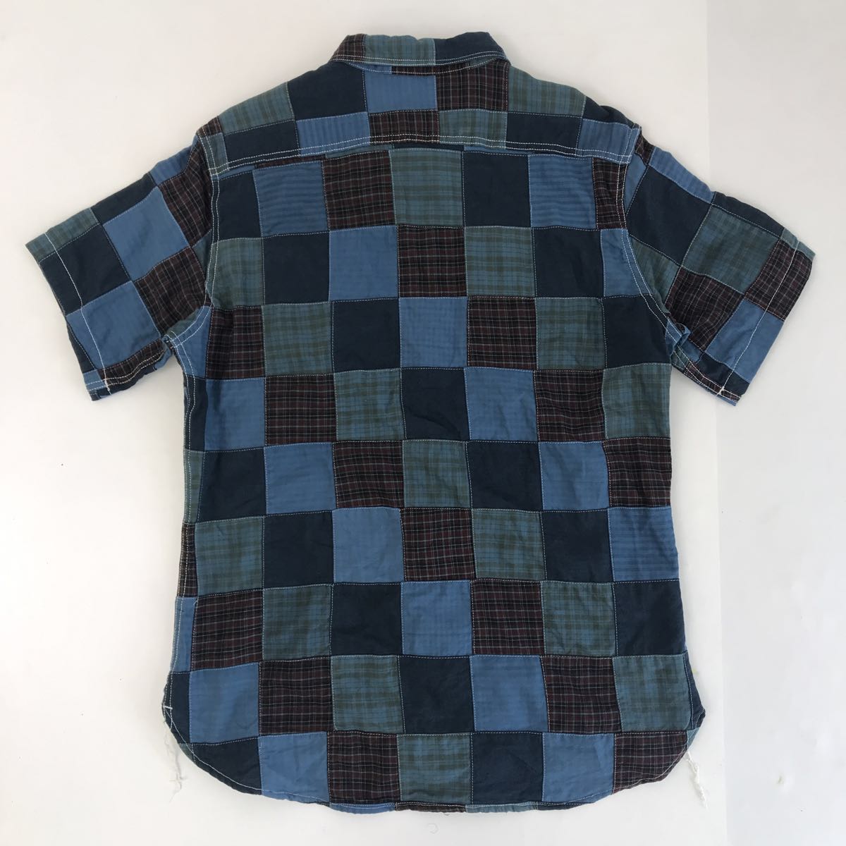 ステュディオダルチザン Studio D Artisan 半袖シャツ メンズ Xl ブルー パッチワーク シャツ アメカジ 日本製 Xlサイズ以上 売買されたオークション情報 Yahooの商品情報をアーカイブ公開 オークファン Aucfan Com