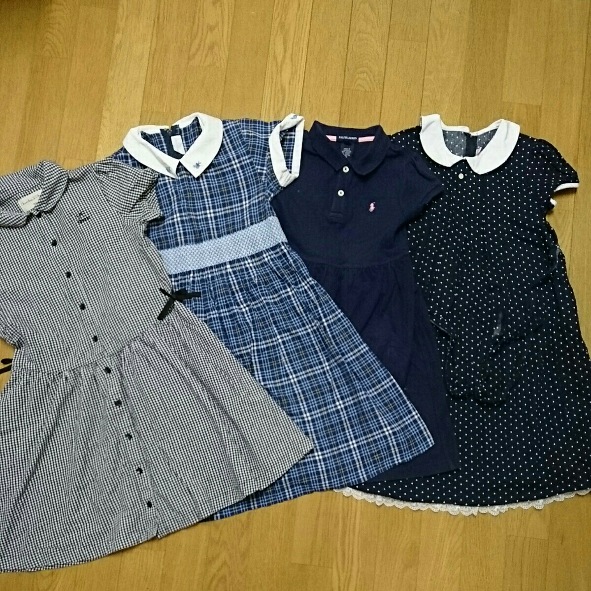 正規品，定番 夏ワンピ4点セットラルフローレン ペアレンツドリームあり130 140お受験学校見学(ワンピース（ミニ）)｜売買されたオークション情報、yahooの商品情報をアーカイブ公開 - オークファン 女の子用