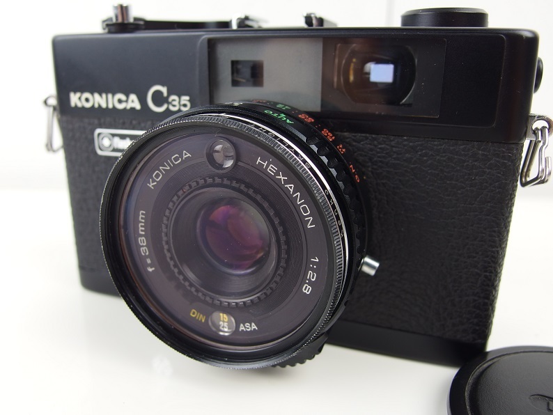 コニカ Konica C35 FLASH MATIC C35 HEXANON 38mm F2.8 フラッシュ