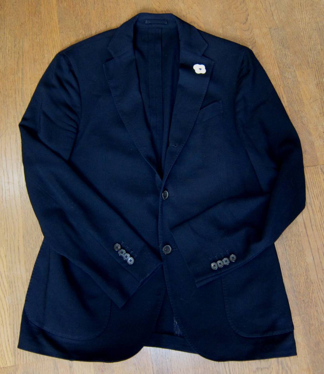 LARDINI ラルディーニ 春夏 SS ジャケット 定番 ダークネイビー