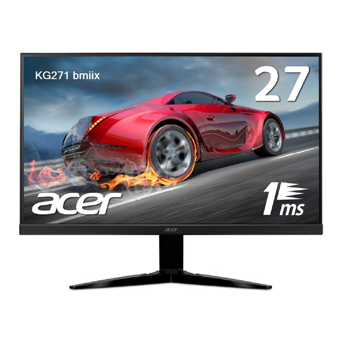 Acer ゲーミングモニター KG271bmiix 27インチ 応答速度1ms/Free Sync