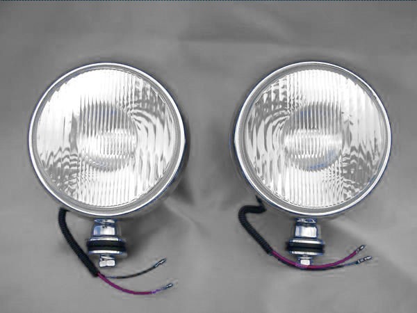 24V H3 100w 大型フォグランプ ハロゲン メッキ クリアレンズ 24V