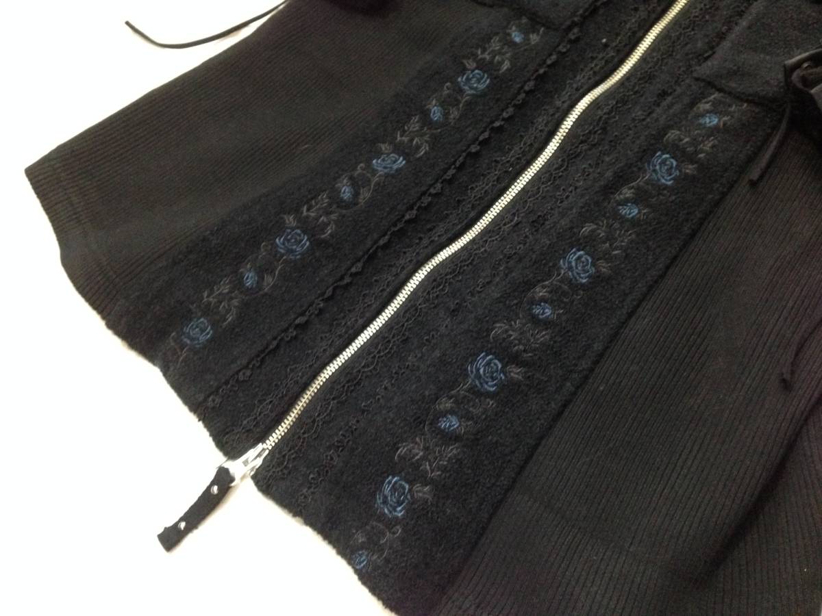 ◎OZZ ONESTE オッズオネスト ozz on オッズオン バラ刺繍×フリル 