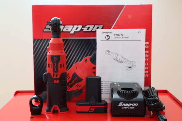 Snap-on ◆ 新品 未使用　14.4V 充電式 電動 コードレス ラチェット 1/4 CTRJ714 ◆ スナップオン 