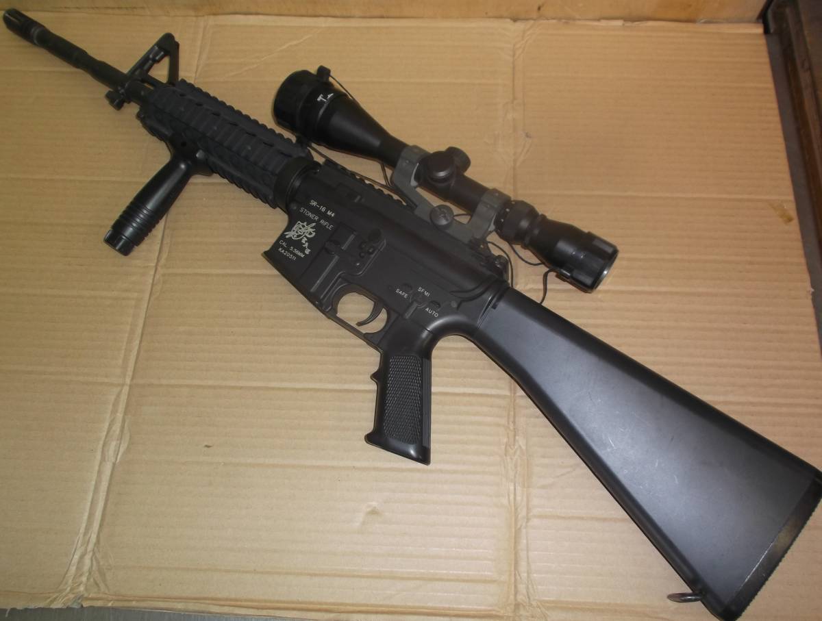 人気，人気セール TOKYO MARUI MADE IN JAPAN 東京マルイ 電動ガン SR-16M4(電動ガン)｜売買されたオークション情報、yahooの商品情報をアーカイブ公開 - オークファン 電動ガン