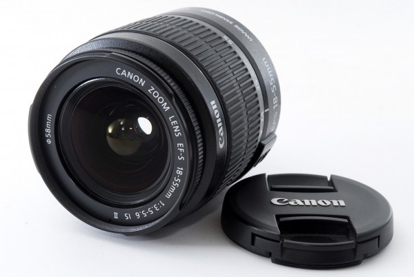 #3574 超美品★キヤノン Canon EF-S 18-55mm F3.5-5.6 IS STM