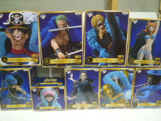 一番くじ ワンピース 20th アニバーサリー 麦わらの一味 9種 セット