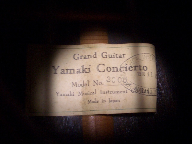 yamaki Classic guitar Model3000