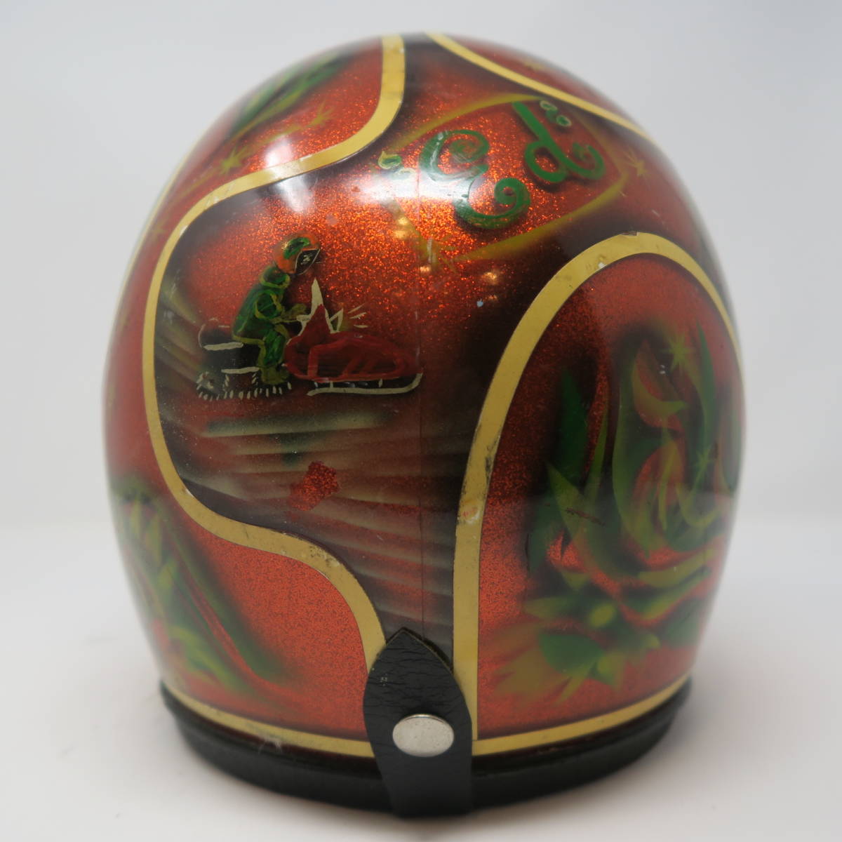 70s ジェットヘルメット□ビンテージヘルメット ラメ BELL BUCO