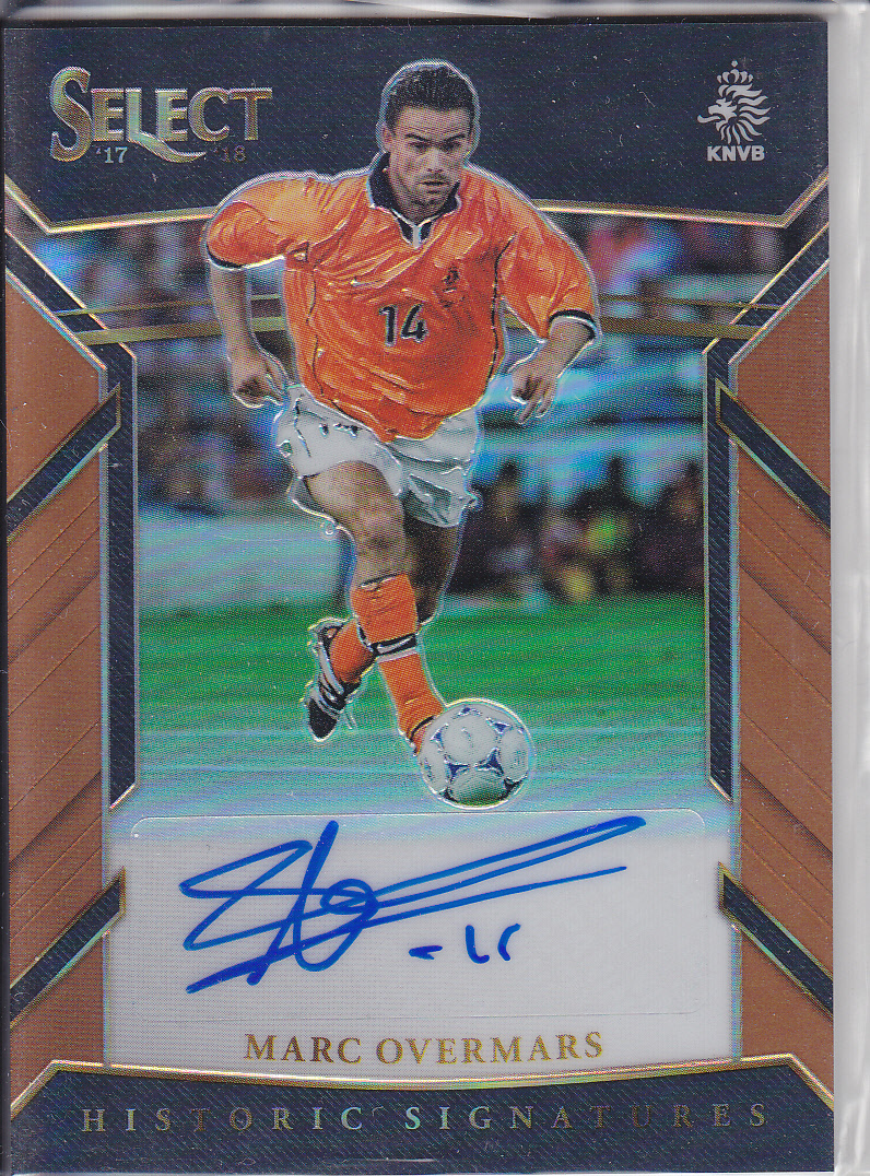 2017-18 PANINI SELECT MARC OVERMARS 直筆サインカード 18/49 ※注意