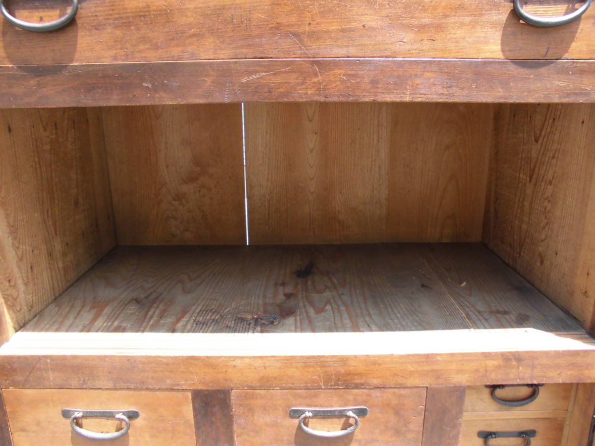 和箪笥 江戸・明治時代の箪笥 ☆【年代物 帳場箪笥】江戸 明治 大正