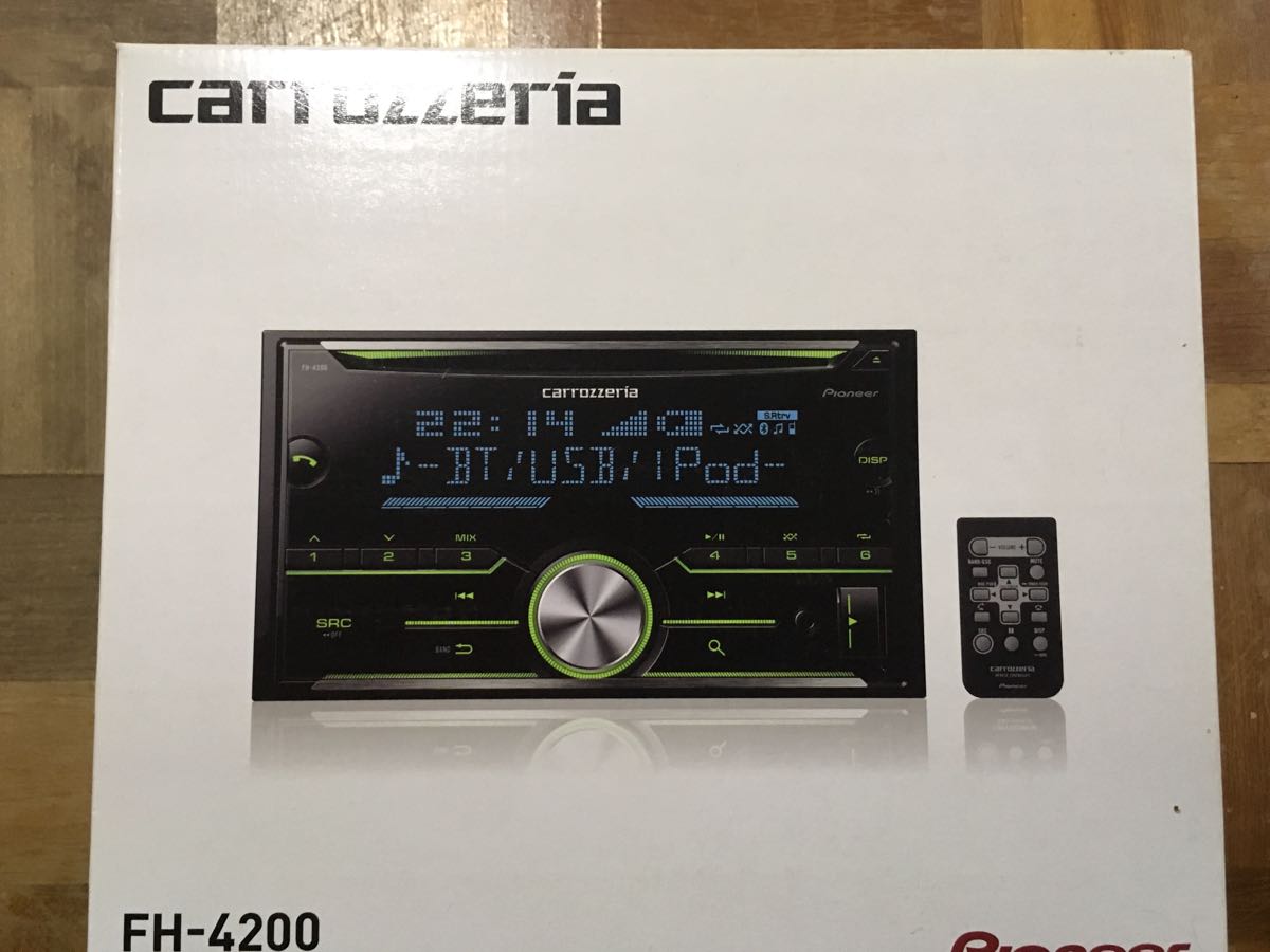 Pioneer Carrozzeria FH-4200 Audio CD⁄USB⁄AUX⁄iPod⁄Bluetooth