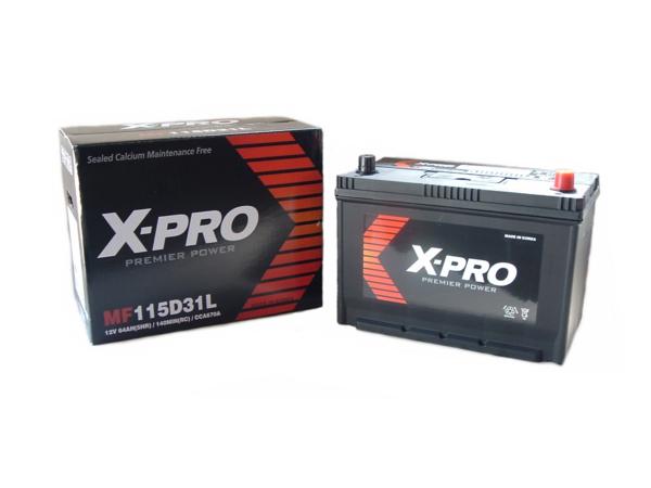 高性能 X-PRO バッテリー MF115D31L [95D31L 105D31L] 密閉型