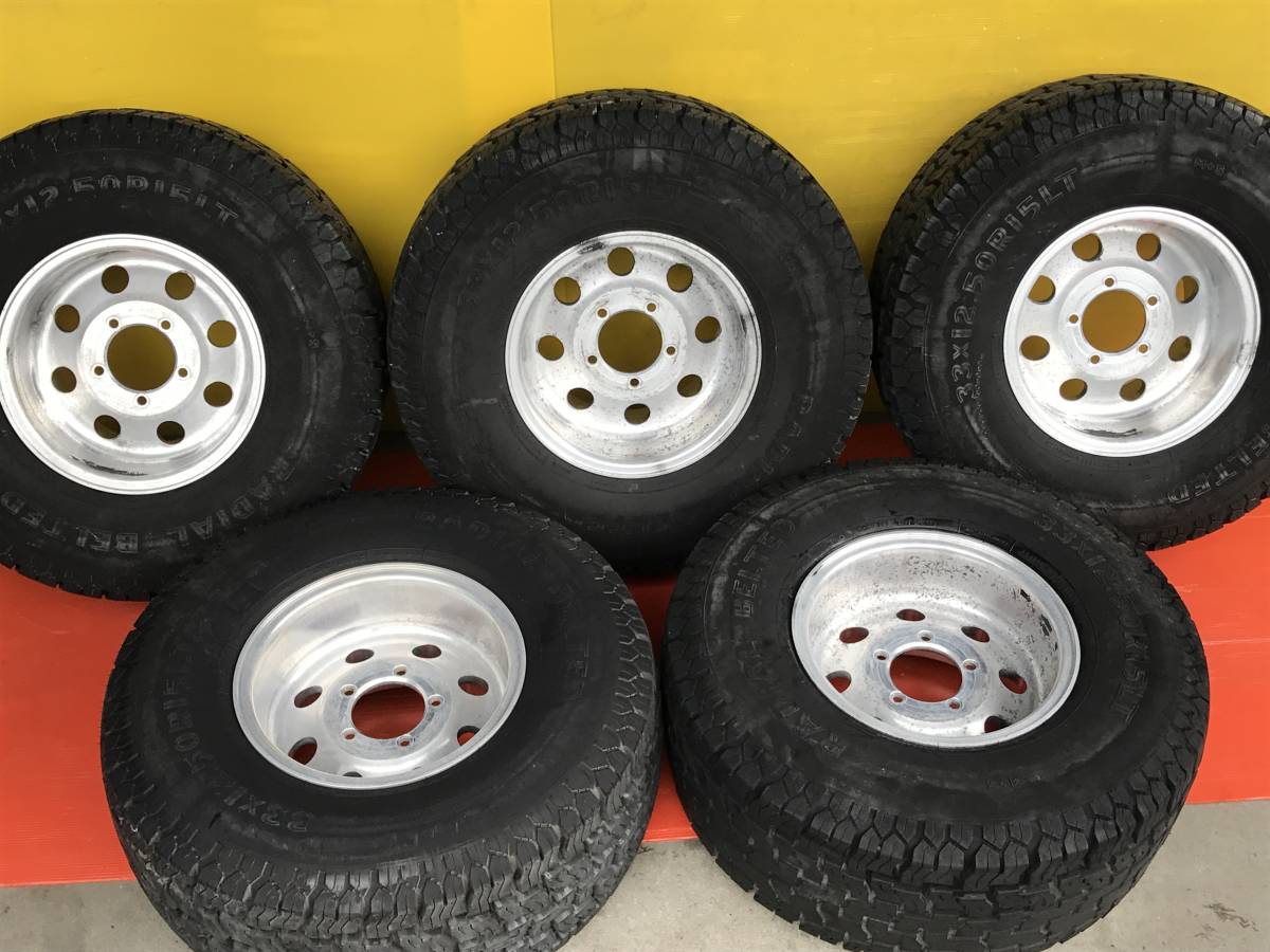 引取限定！ミッキートンプソン 10J アルコア クラシック 35×14.5-15 マッドタイヤ MICKEY THOMPSON ミッキートンプソン]15インチアルミホイール 1本