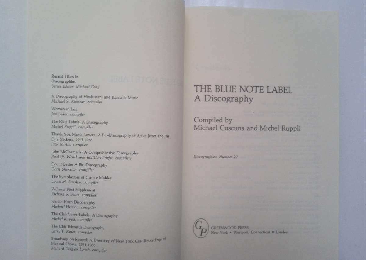 THE BLUE NOTE LABEL A Discography ブルーノート・レーベル