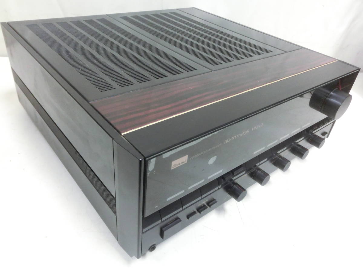 SANSUI サンスイ プリメインアンプ AU-X111 MOS VINTAGE 1985年頃 一部