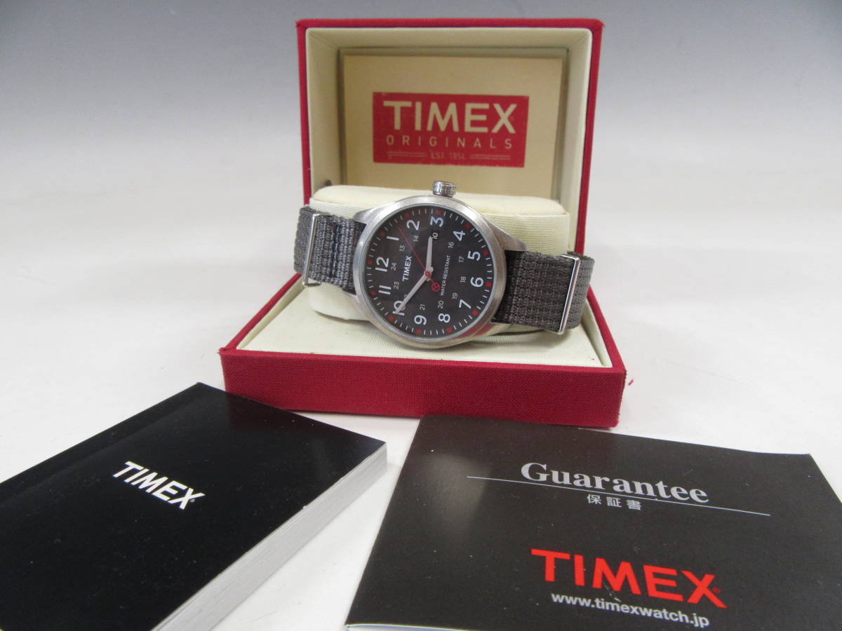 美品】TIMEX 1854 タイメックス メンズ腕時計/クォーツ 4-2-51 TIMEX 