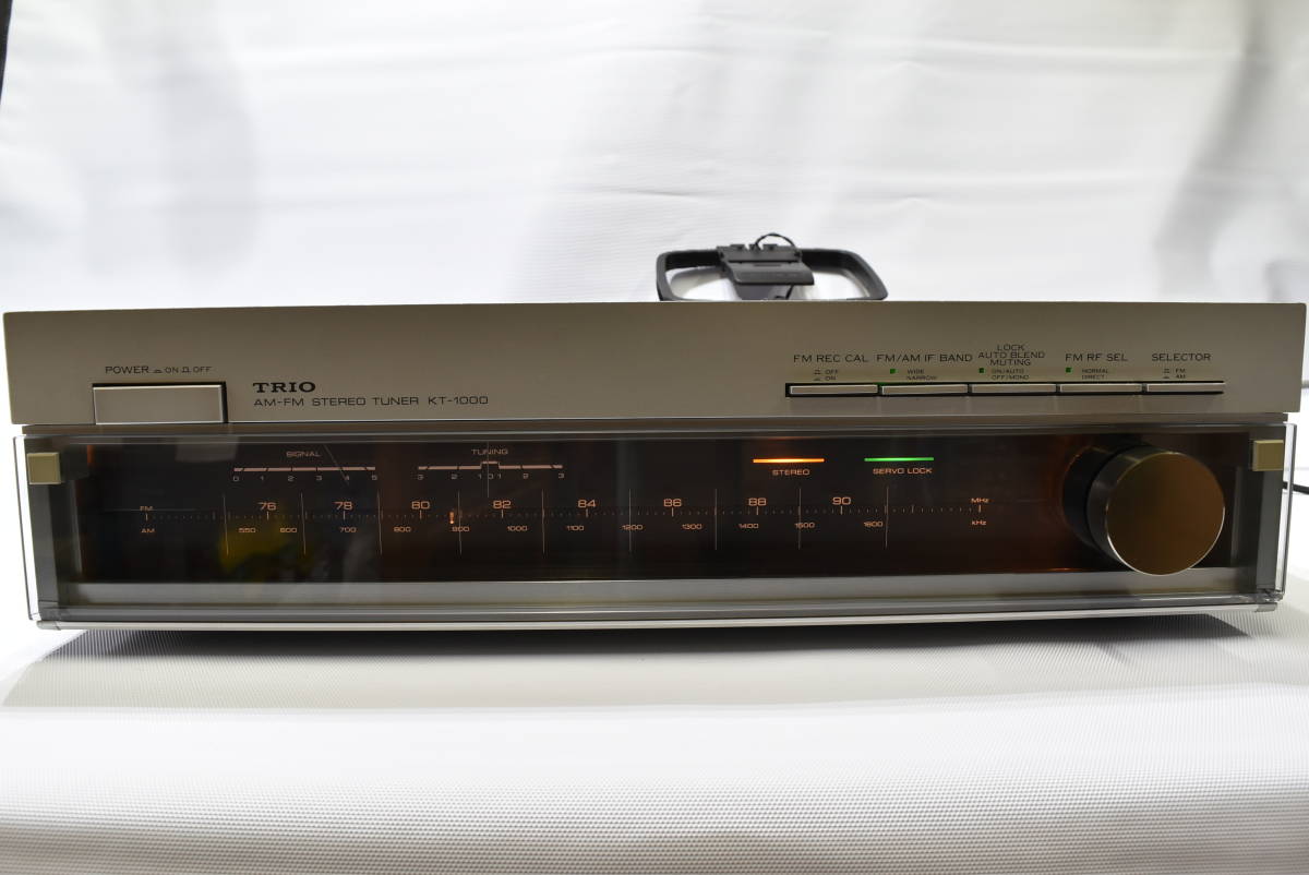 トリオTRIO KT-1000 FM 5連、AM 3連バリコン式チューナー 補修、調整済