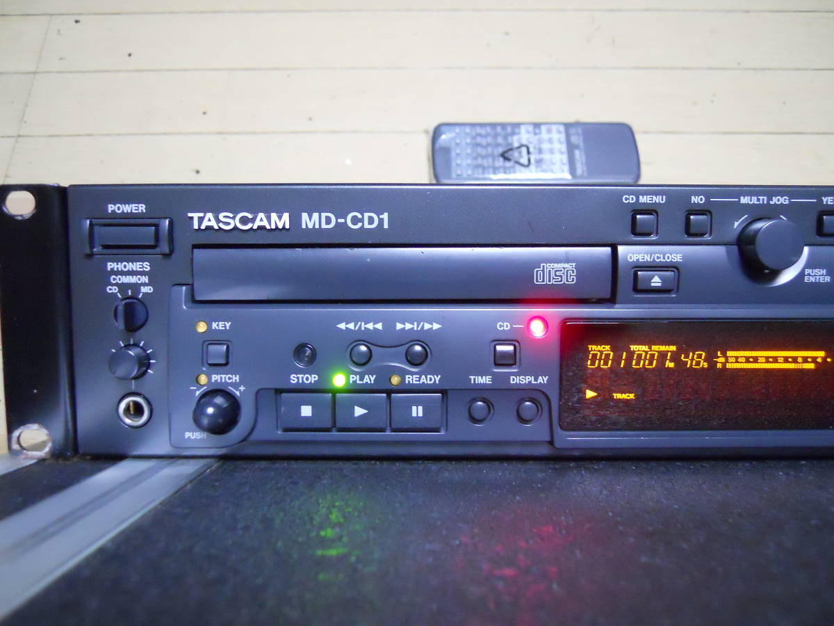 ☆TASCAM☆ タスカム 業務用 CD/MDプレーヤー MD-CD1 動作品 新品
