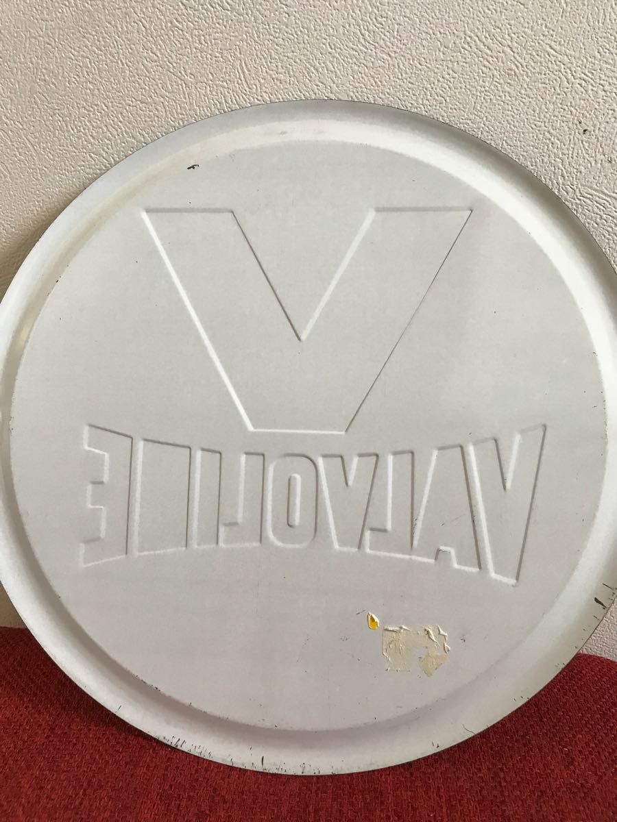 レア ヴィンテージ VALVOLINE 看板 ブリキ看板 エンボス看板 ガレージ