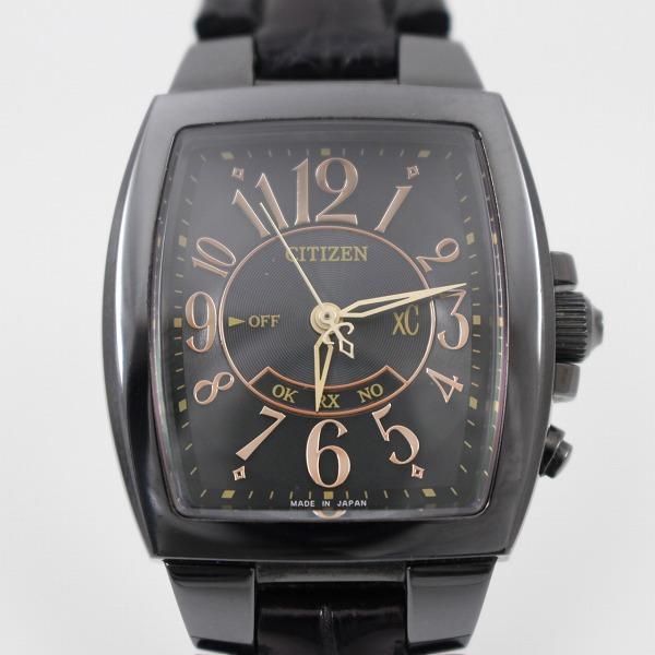 シチズン Xc クロスシー エコドライブ電波 レディースウォッチ ブラック 純正クロコ革ベルト Xcb38 85 いおき質店 クロスシー 売買されたオークション情報 Yahooの商品情報をアーカイブ公開 オークファン Aucfan Com
