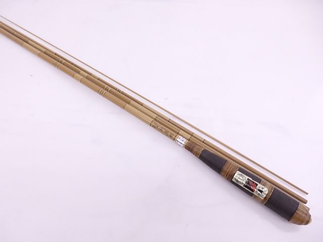 美品 SAKURA/サクラ ヘラ竿 別誂 江戸川 春秋 12尺 4本継 竿袋付