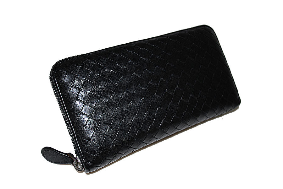 ✨超美品✨ボッテガヴェネタ マキシイントレチャート ラウンドファスナー BOTTEGA VENETA - 超美品ボッテガ ヴェネタマキシ イントレチャート
