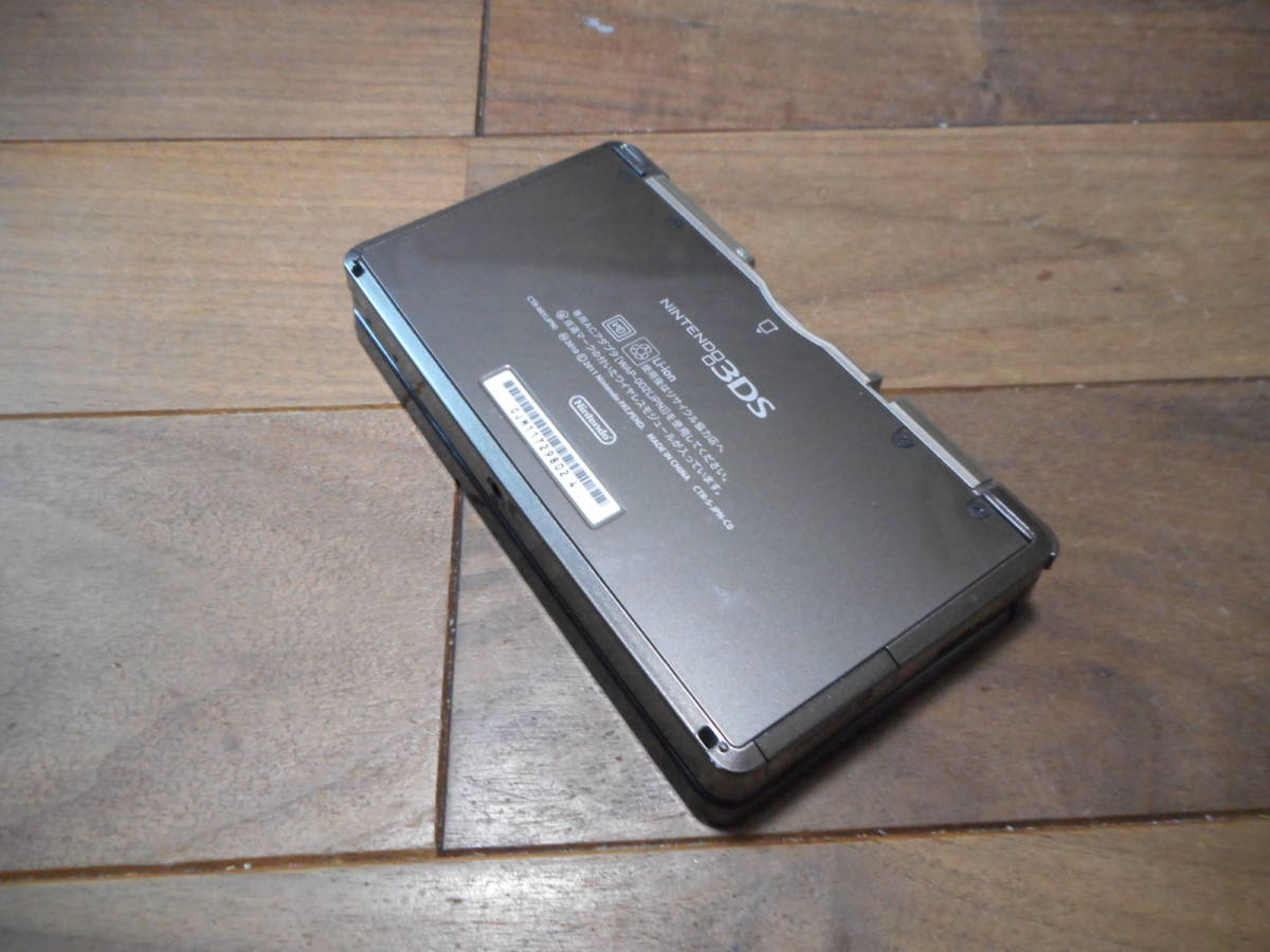 ③【完動品】3DS本体コスモブラックVer7.1.0-10J【動作良品1円スタート