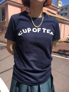 R&D.M.Co-オールドマンズテーラー☆CUP OF TEA T SHIRT 半袖ロゴT