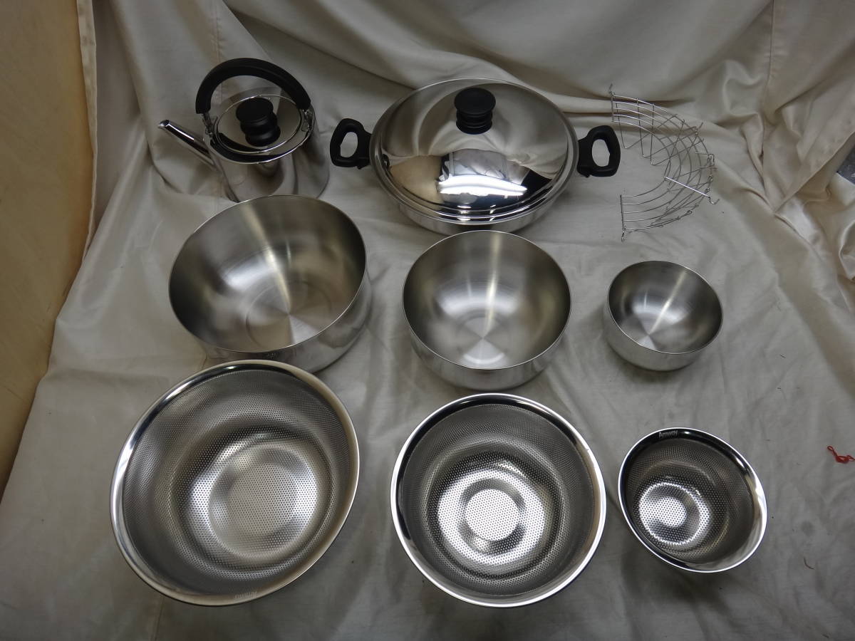 未使用品？◇アムウェイ クィーン・ウォック ミキシングボウル 