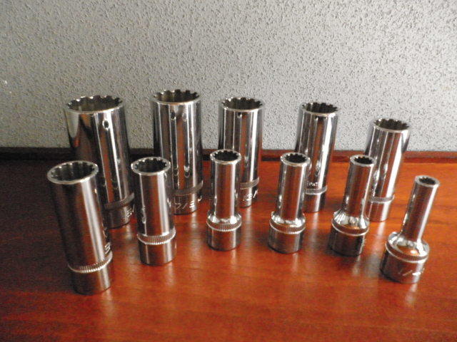 ★KABO★カボ　3/8インチサイズ・ディープソケット・セット（スプライン形状）_1