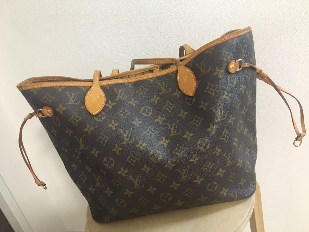 ネヴァーフル MM モノグラム トートバッグ ネヴァーフルMM LOUIS 