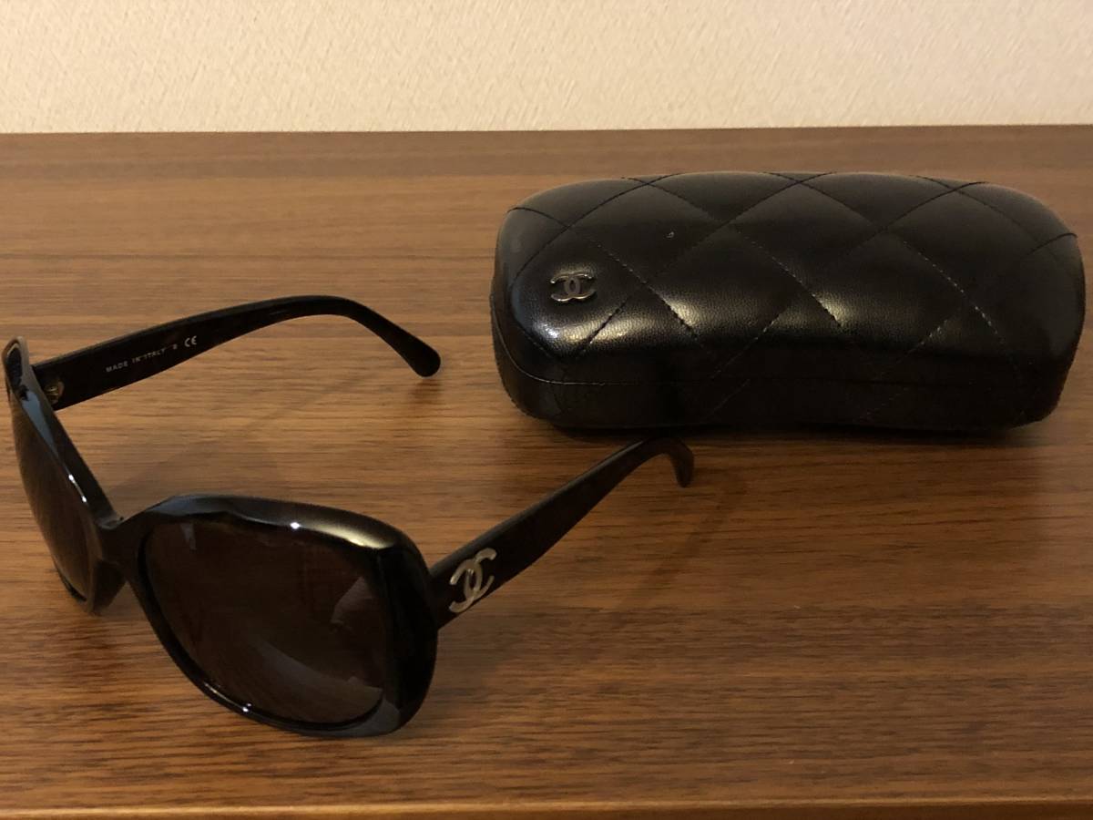 CHANEL サングラスケース ☆美品☆CHANEL 【 シャネル 】 サングラス ケース・クロス付き 5183-A