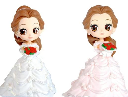 Q Posket　Disney Characters -Belle Dreamy Style-　ベルフィギュア　ウェディングドレス　全２種セット