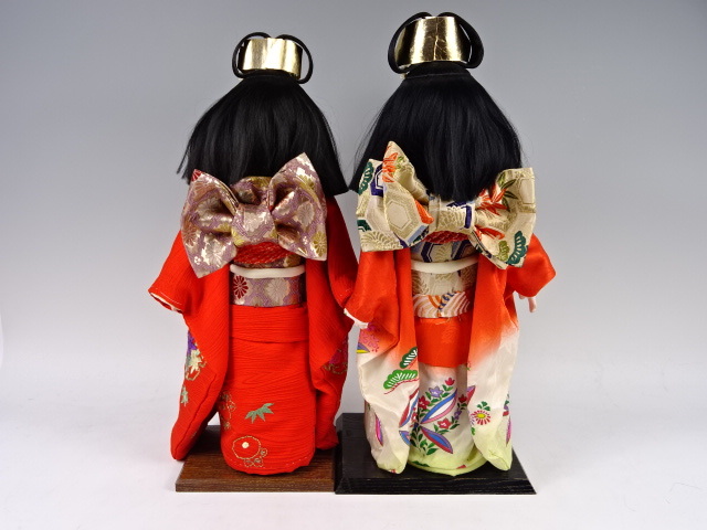 古い市松人形 稚児輪 稚児髷 睫毛付き(市松人形)｜売買された