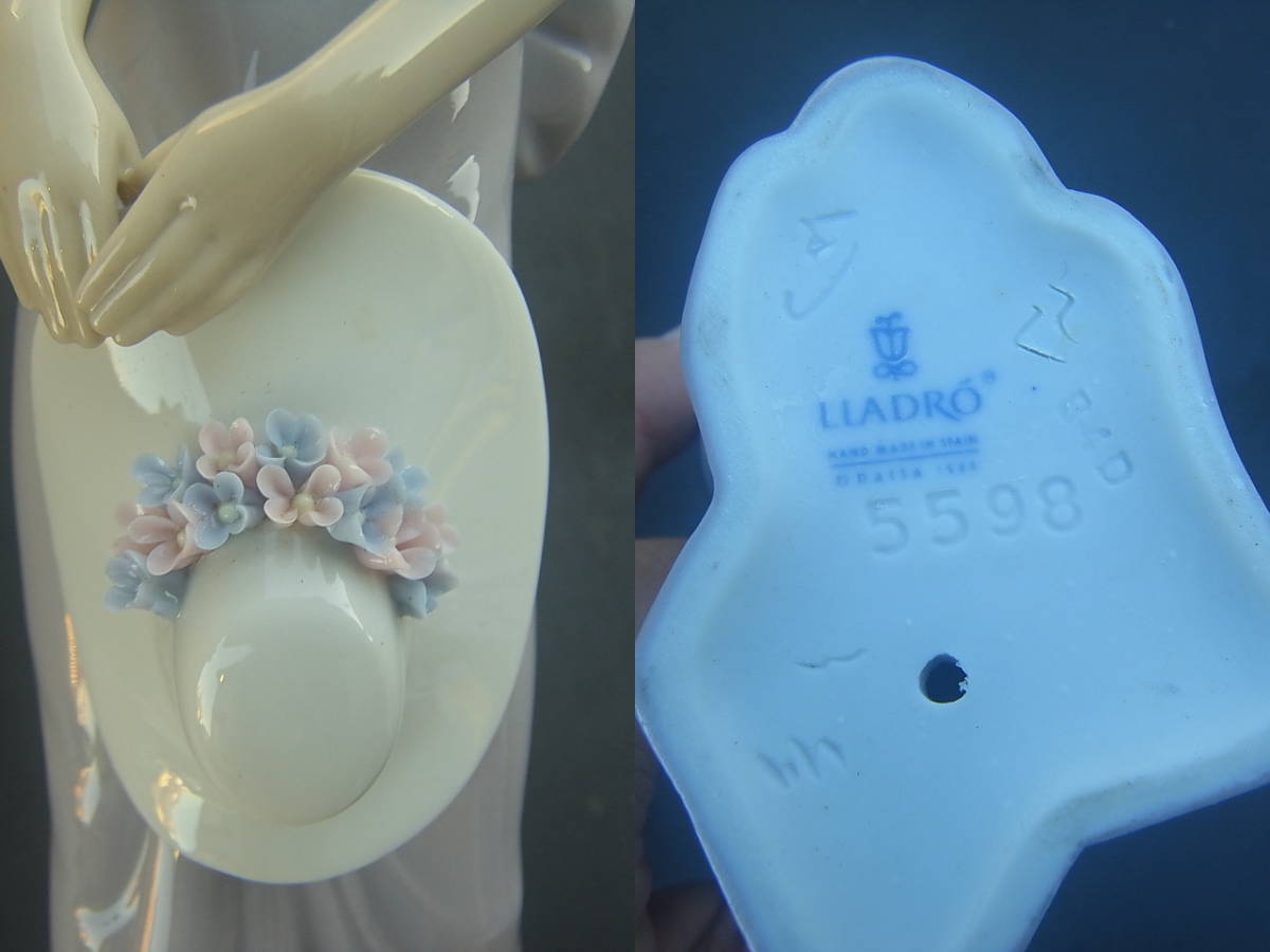リヤドロ 帽子付花嫁介添人 5598 送料込み 【公式通販】