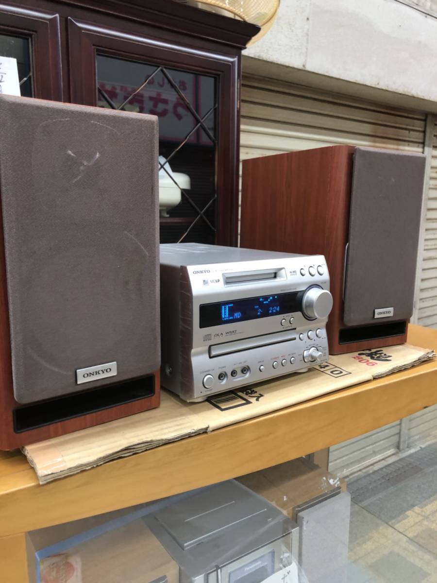オンキョー ONKYO ミニコンポ FR-N7TX MD CD