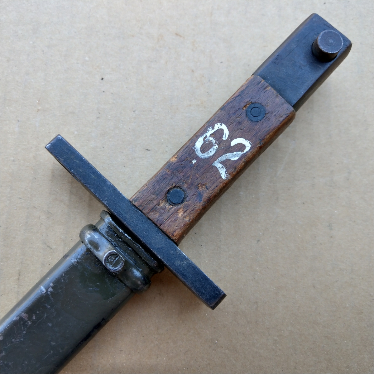 三十年式 九九式 銃剣 最末期型 カット品 初期自衛隊の放出品 日本軍