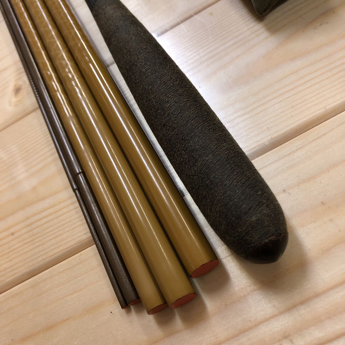美品！シマノ 朱紋峰 競 21尺 二十一 シマノ 朱紋峰