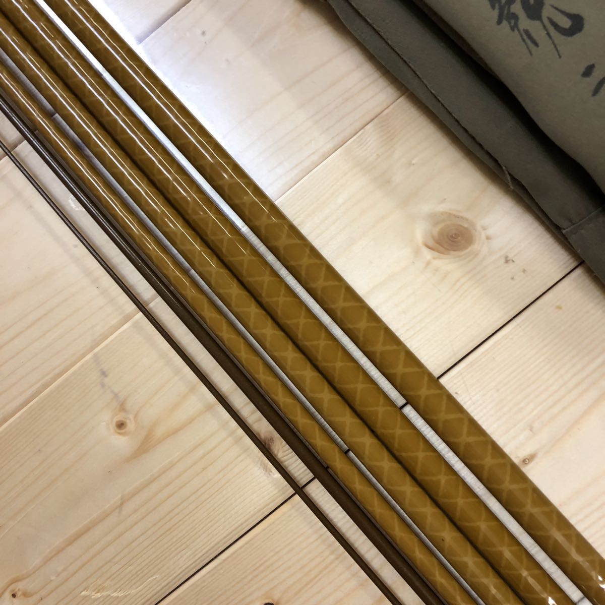 美品！シマノ 朱紋峰 競 21尺 二十一 シマノ 朱紋峰