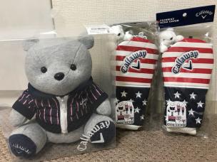 キャロウェイ 間違い ベア ヘッドカバー 4個セット 白 新品 DR1/FW2/UT1